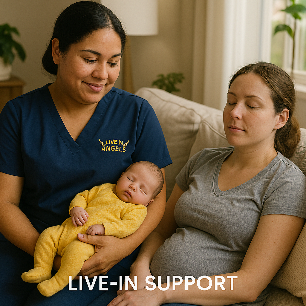 Live-in support service icon